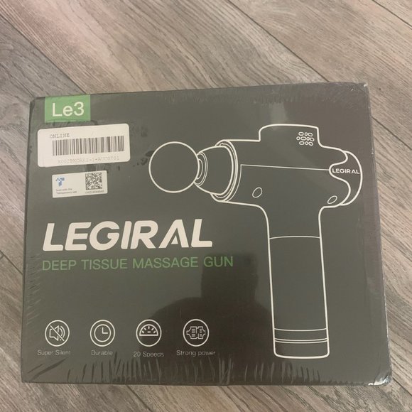 NWT‎ LEGIRAL LE3 DEEP TISSUE MASSAGE GUN FOR ATHLETES & PAIN RELIEF - Picture 1 of 11